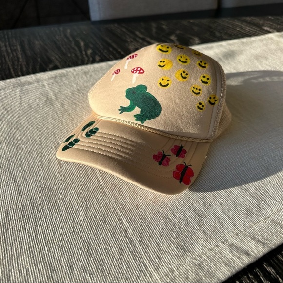 Coney Island Picnic from Urban Outfitters Snap Back Trucker Hat in Beige/Tan - Picture 2 of 5